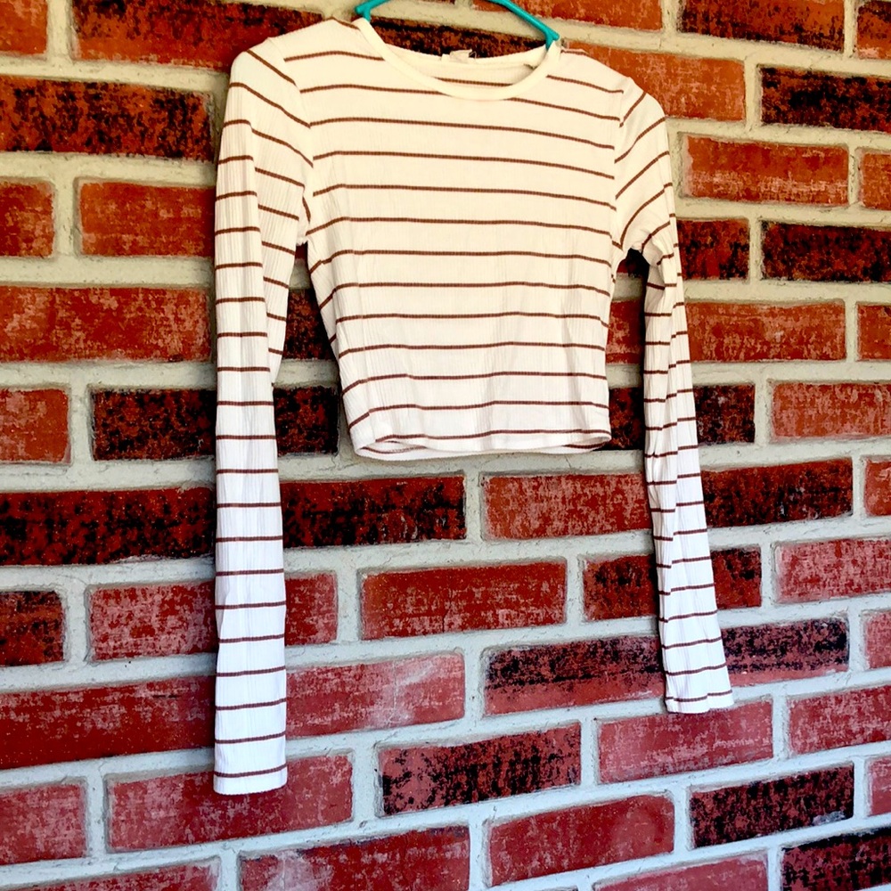 Striped crop top